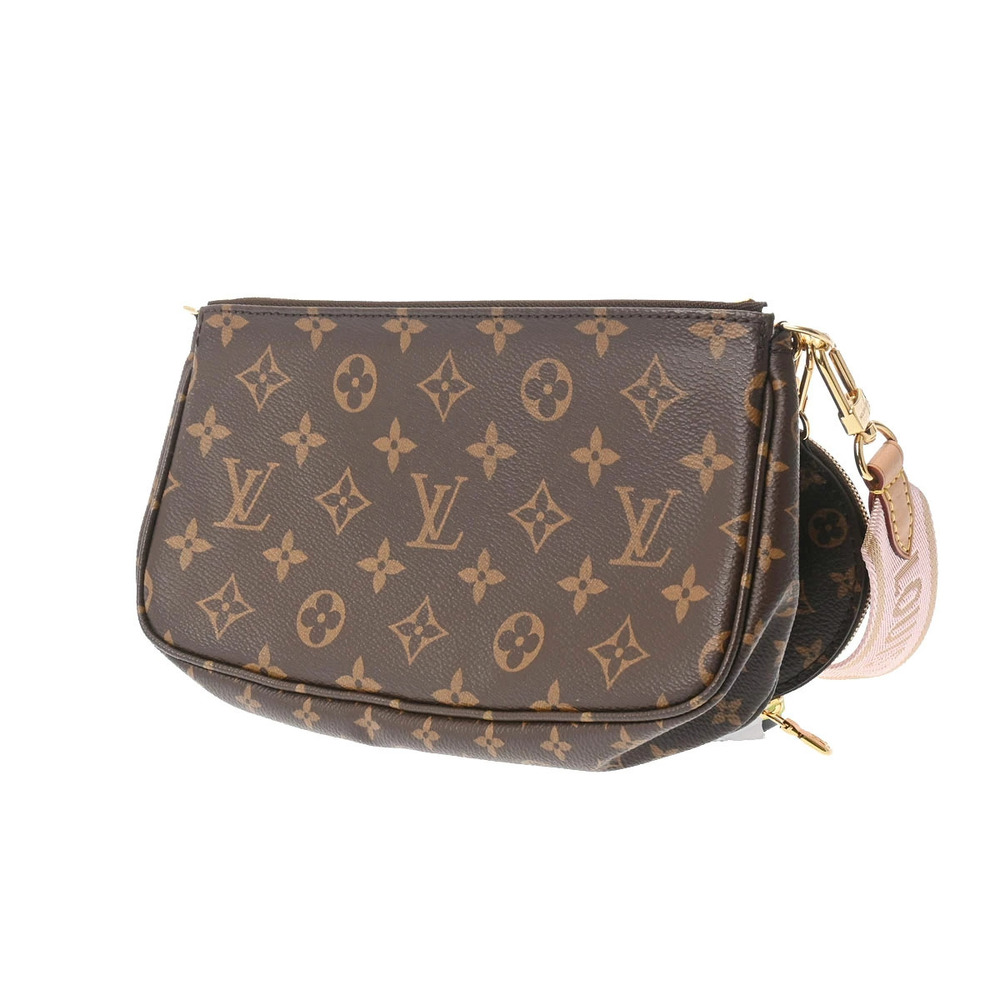 LOUIS VUITTON Monogram Multi Pochette Accessoires Rose Pink Clair Canvas - Picture 2 of 11